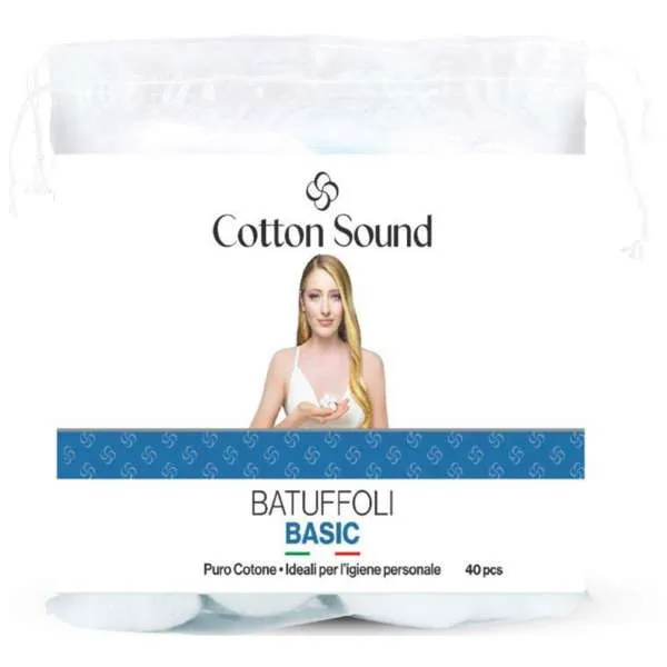 COTTON SOUND Cotton Sound Batuffoli Basic in Ovatta - 40pz - MegaPrezzo