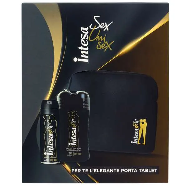 INTESA Intesa Unisex Cofanetto con ShowerGel Deodorante e Porta Tablet - MegaPrezzo