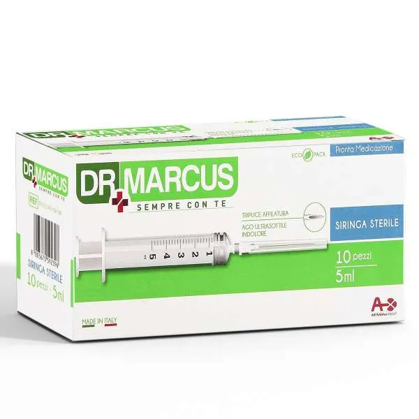 DR MARCUS Dr Marcus Siringhe Sterili 5ml - 10pz - MegaPrezzo