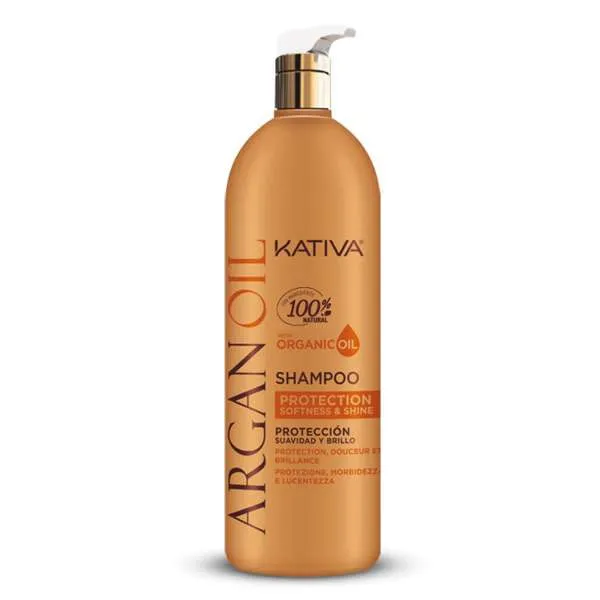 KATIVA Kativa Argan Oil Shampoo Protection Shine - 1000ml - MegaPrezzo