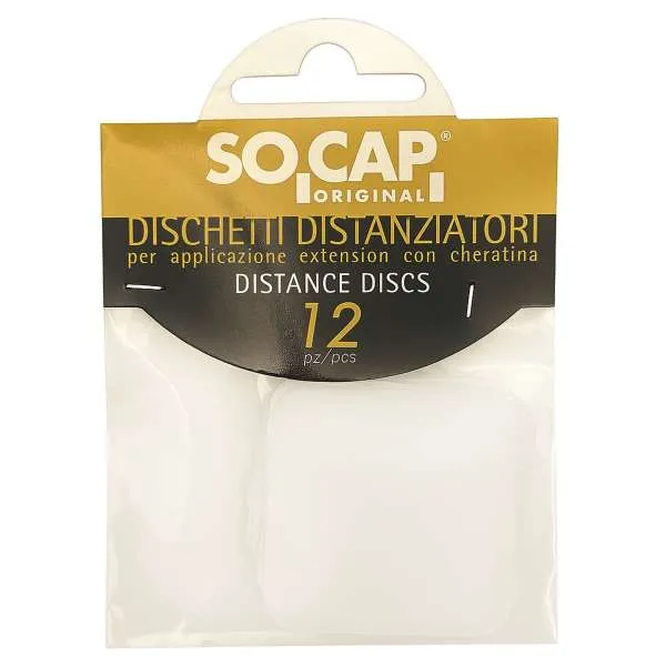 SOCAP Socap Dischetti Distanziatori per Extension Cheratina - 12pz - MegaPrezzo