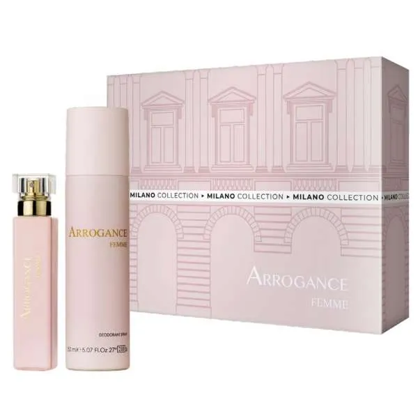 ARROGANCE Arrogance Femme Cofanetto con Deodorante e Profumo - MegaPrezzo