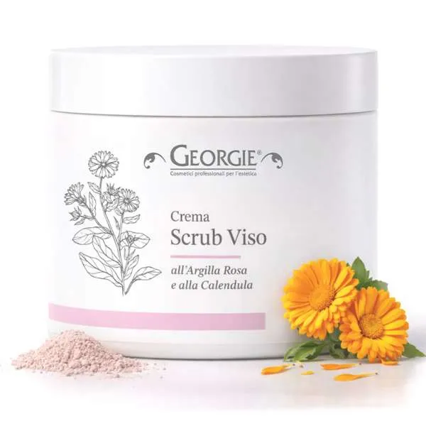 GEORGIE Georgie Crema Scrub Viso con Argilla Rossa e Calendula - 250ml - MegaPrezzo