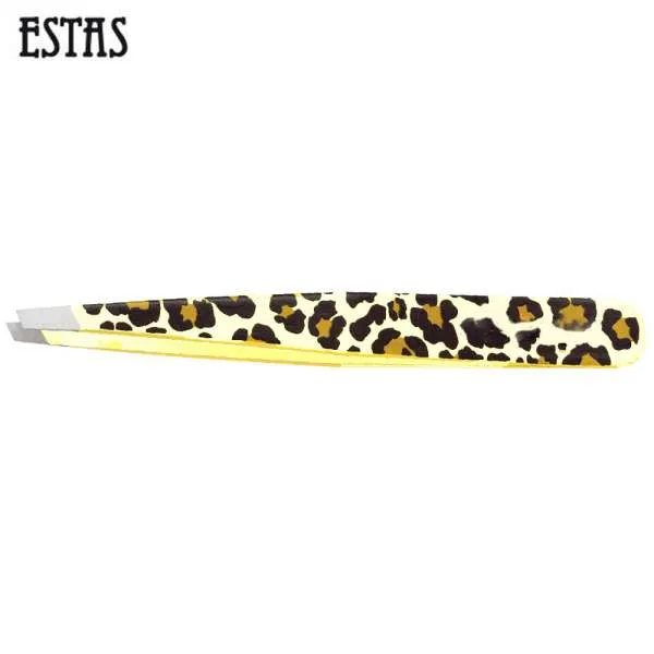 ESTAS Estas Pinzetta Inox Obliqua - Leopardo - MegaPrezzo