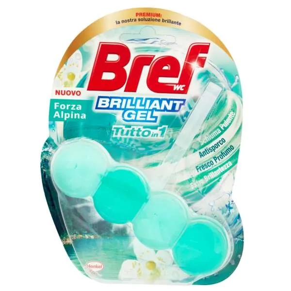 BREF Bref WC Brilliant Gel Tutto in 1 - Forza Alpina - MegaPrezzo