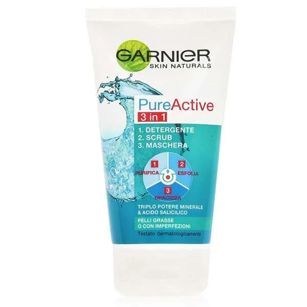 GARNIER Garnier PureActive 3in1 Pelli Miste - 150ml - MegaPrezzo