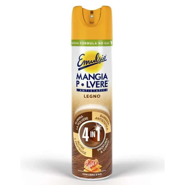 EMULSIO Emulsio Mangiapolvere Antistatico 300ml - Legno - MegaPrezzo