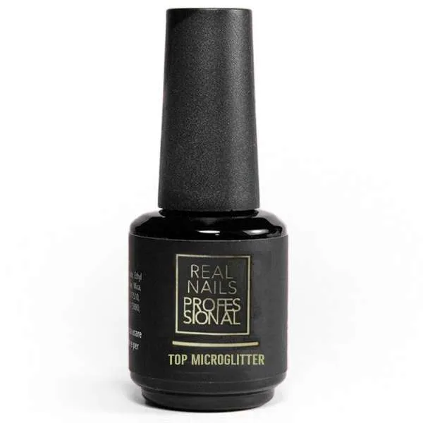 REAL NAILS PROFESSIONAL Real Nails Professional Top Finish 15ml - Microglitter - MegaPrezzo