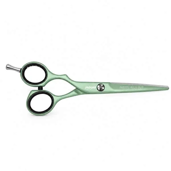 JAGUAR Jaguar Forbici da Taglio Pastell Plus Offset Mat Green Mancini - 5,75" - MegaPrezzo