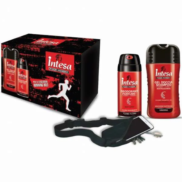 INTESA Intesa Homme Cofanetto Deo Gel Doccia Running Belt - MegaPrezzo