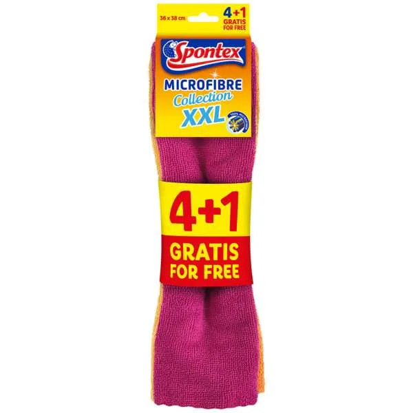 SPONTEX Spontex Panni in Microfibra XXL - 5pz - MegaPrezzo