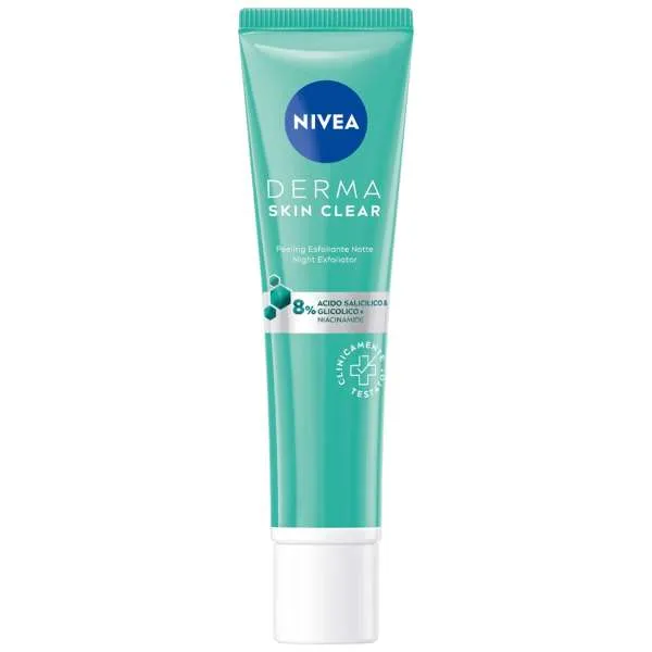 NIVEA Nivea Derma Skin Clear Peeling Viso Notte - 40ml - MegaPrezzo