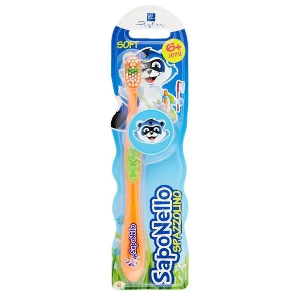 SAPONELLO Saponello Spazzolino per Bambini 6+ - Soft - MegaPrezzo