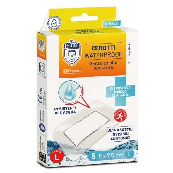 DR PROTEC Dr Protec Cerotti Waterproof 5pz - L - MegaPrezzo