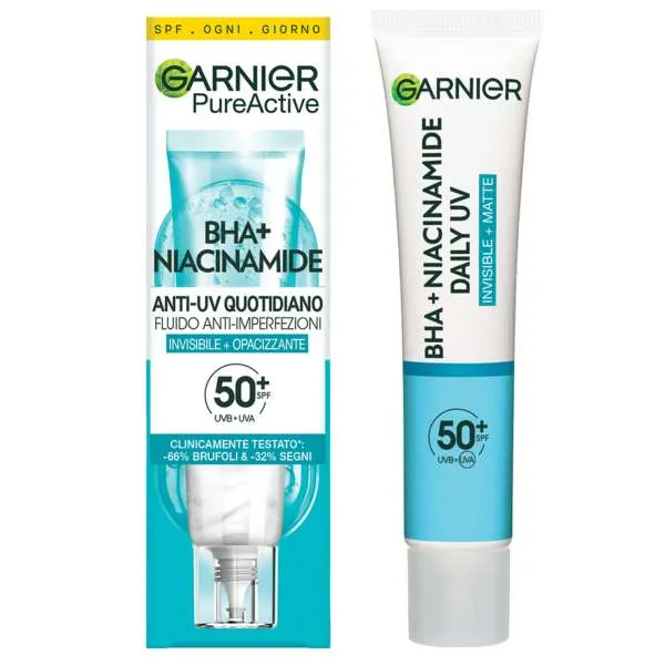 GARNIER Garnier SkinActive Fluido Anti Imperfezioni - Invisibile Opacizzante - MegaPrezzo