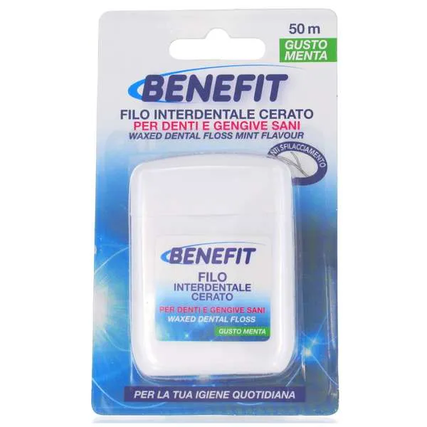 BENEFIT Benefit Filo Interdentale 50mt - Menta - MegaPrezzo