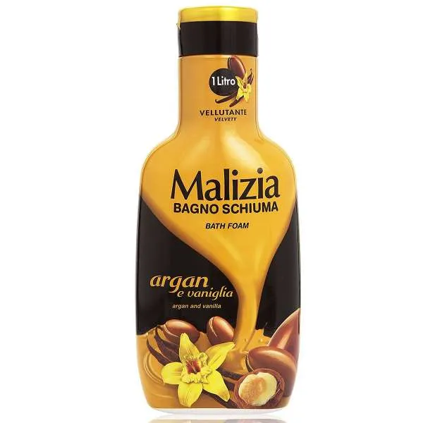 MALIZIA Malizia Bagno Schiuma 1000ml - Argan e Vaniglia - MegaPrezzo