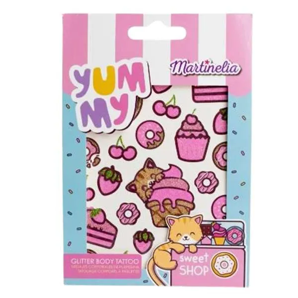 MARTINELIA Martinelia Yummy Tatuaggi Corpo Glitter per Bambini - Sweet Shop - MegaPrezzo