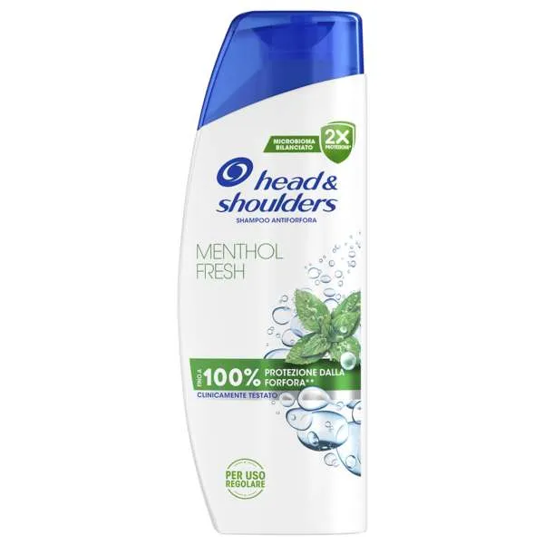 HEAD SHOULDERS Head e Shoulders Shampoo Menthol Fresh - 250ml - MegaPrezzo