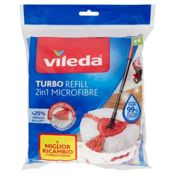 VILEDA Vileda Sistema Turbo Ricambio Super Mocio - MegaPrezzo