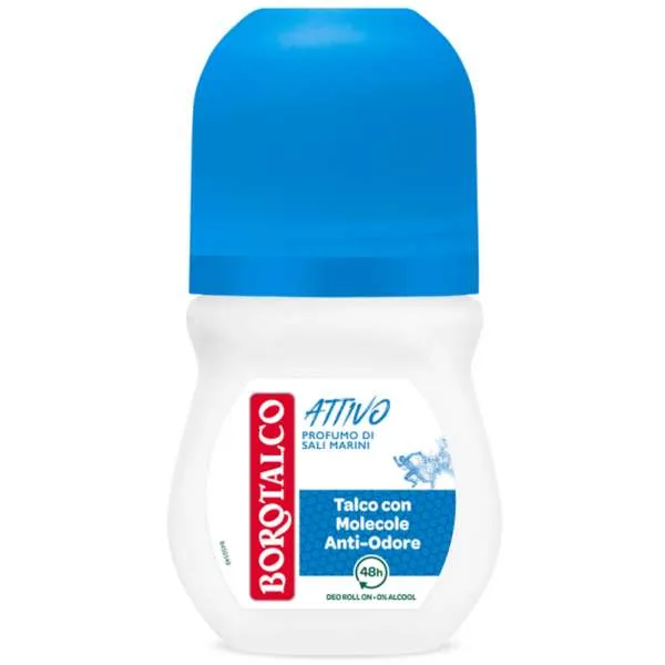 BOROTALCO Borotalco Deodorante Roll-On Attivo Sali Marini - 50ml - MegaPrezzo
