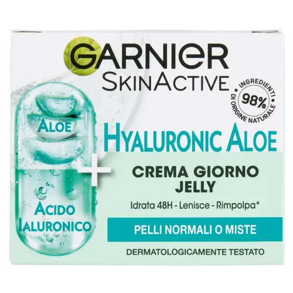 GARNIER Garnier Skinactive Hyaluronic Aloe Crema Giorno Jelly - 50ml - MegaPrezzo
