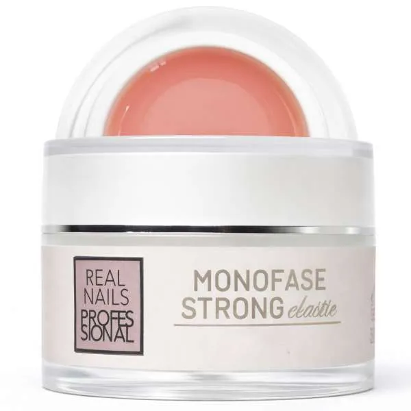 REAL NAILS PROFESSIONAL Real Nails Professional Gel Strong Elastic 15ml - Milk Rose - MegaPrezzo