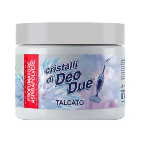 DEO DUE Deo Due Cristalli Profumati per Aspirapolvere 500gr - Talcato - MegaPrezzo