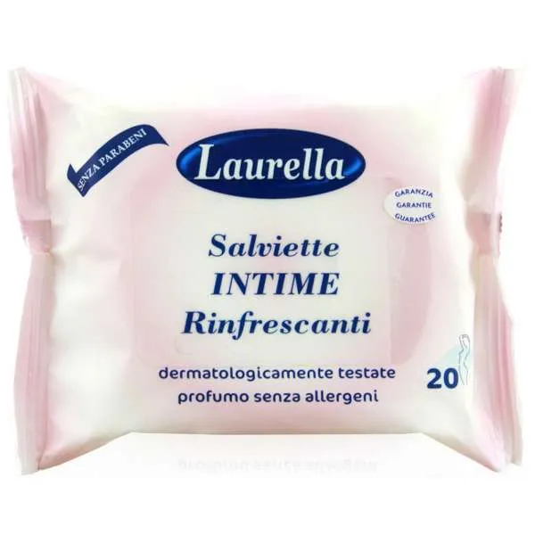 LAURELLA Laurella Salviettine Intime Rinfrescanti - 20pz - MegaPrezzo