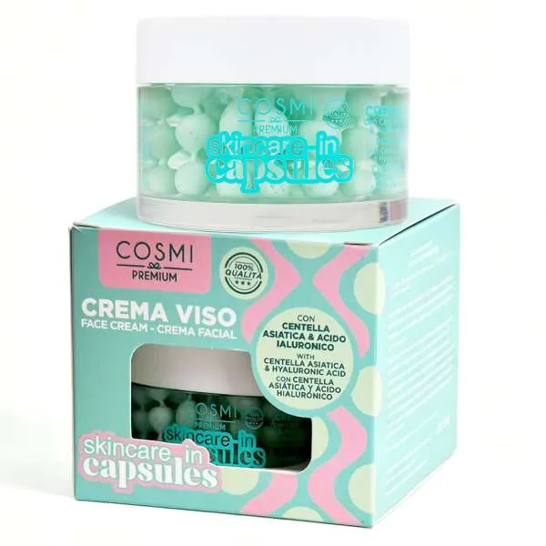 COSMI ITALIA Cosmi Crema Viso Capsule Centella e Acido Ialuronico - 50ml - MegaPrezzo