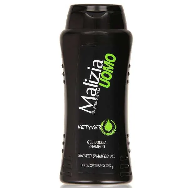 MALIZIA Malizia Uomo Gel Doccia Shampoo Vetyver - 250ml - MegaPrezzo