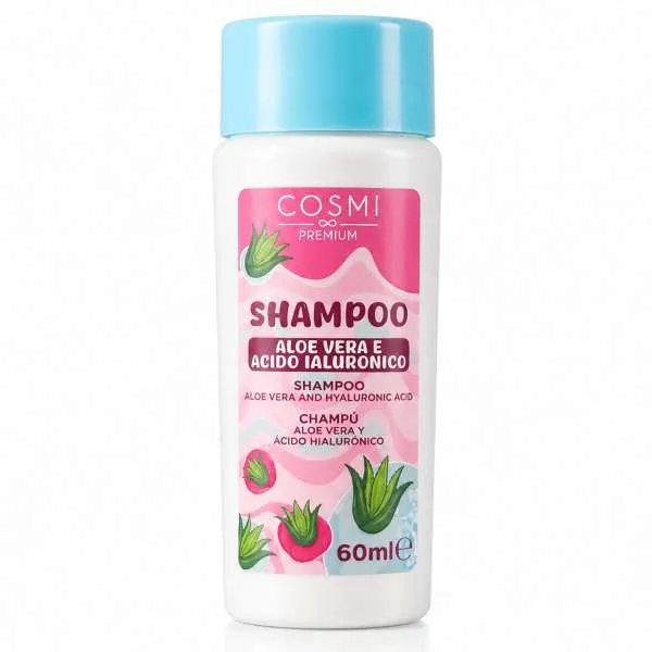 COSMI ITALIA Cosmi Shampoo Travel 60ml - Acido Ialuronico e Aloe Vera - MegaPrezzo