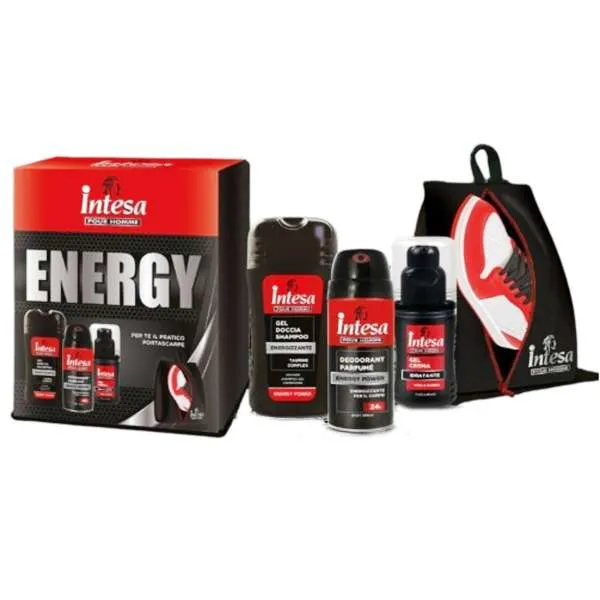 INTESA Intesa Energy Cofanetto Gel Doccia Deodorante e Gel Crema - MegaPrezzo