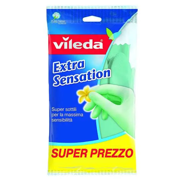 VILEDA Vileda Guanti Extra Sensation Lattice 1pz - Grande - MegaPrezzo