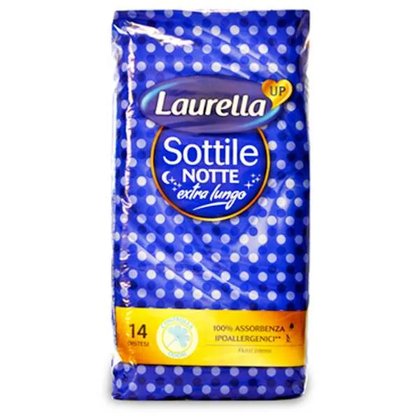 LAURELLA Laurella Assorbenti Up Sottili Extralungo Notte - 14pz - MegaPrezzo