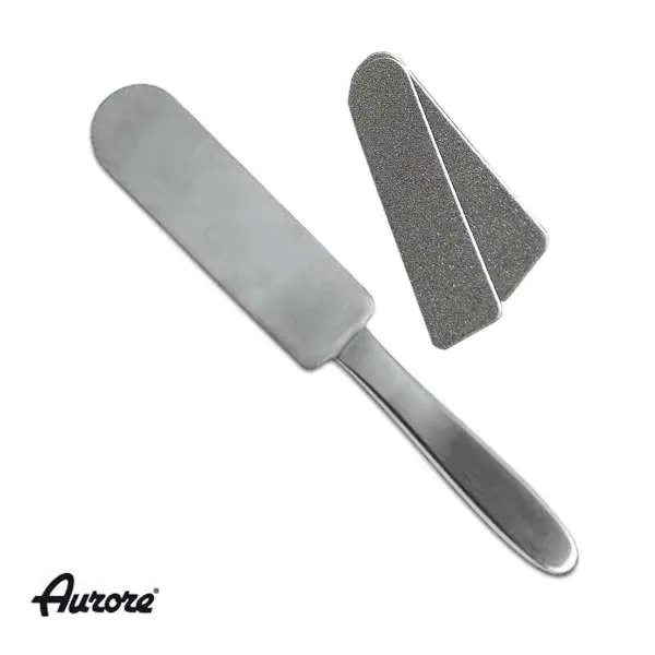 AURORE Aurore Raspa Inox Due Lati Ricambi Lime 100/180 - MegaPrezzo