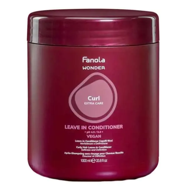 FANOLA Fanola Wonder Curl Extra Care Leave In Conditioner Capelli Ricci - 1000ml - MegaPrezzo