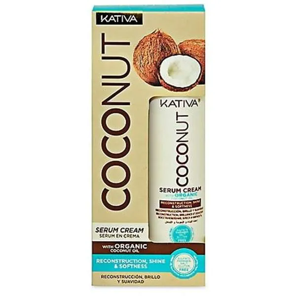 KATIVA Kativa Organic Oil Coconut Serum Cream Reconstruction Shine - 200ml - MegaPrezzo