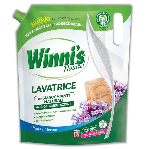 WINNI'S Winni's Naturel Detersivo Lavatrice 1350ml - Aleppo e Verbena - MegaPrezzo