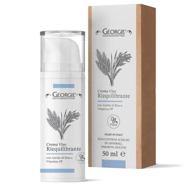 GEORGIE Georgie Crema Viso Riequilibrante con Amido di Riso e Vitamina PP - 50ml - MegaPrezzo