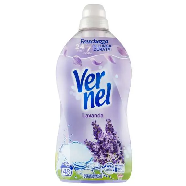 VERNEL Vernel Ammorbidente Concentrato 48 Lavaggi - Lavanda - MegaPrezzo