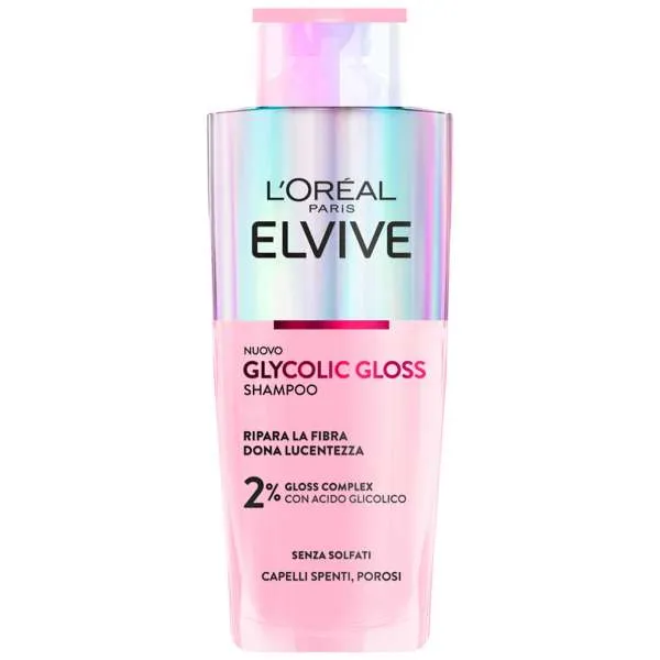 ELVIVE Loreal Elvive Glycolic Gloss Shampoo - 200ml - MegaPrezzo