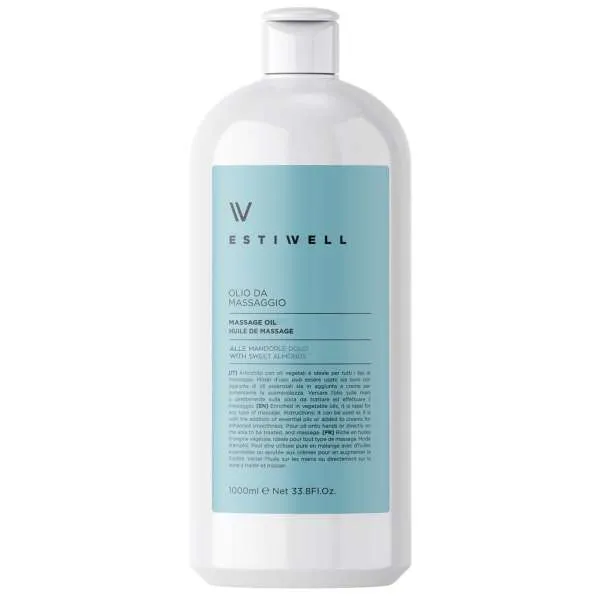 ESTIWELL Estiwell Olio Massaggio 1000ml - Mandorle Dolci - MegaPrezzo