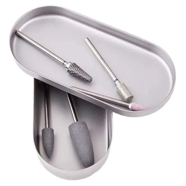 STALEKS PRO Staleks Pro Contenitore con Coperchio per Punte Frese - MegaPrezzo