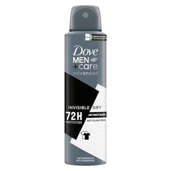 DOVE Dove Deodorante Spray Men Invisible Dry - 150ml - MegaPrezzo