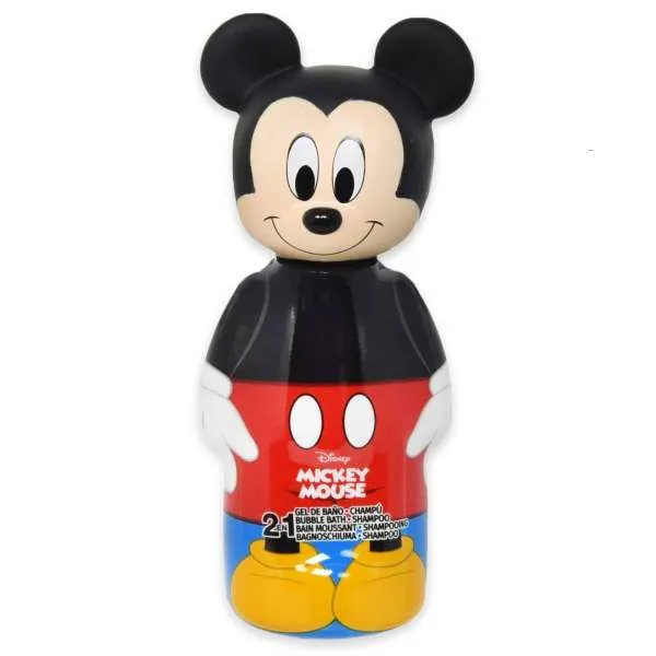 KIDSOAP Mickey Mouse Shower Gel 2in1 con Ventosa per Bambini - 300ml - MegaPrezzo