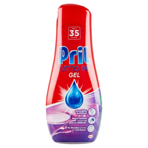 PRIL Pril Tutto in 1 Gel Lavastoviglie 630ml - Classico - MegaPrezzo