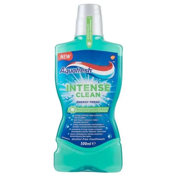 AQUAFRESH Aquafresh Collutorio Intense Clean Energy Fresh - 500ml - MegaPrezzo