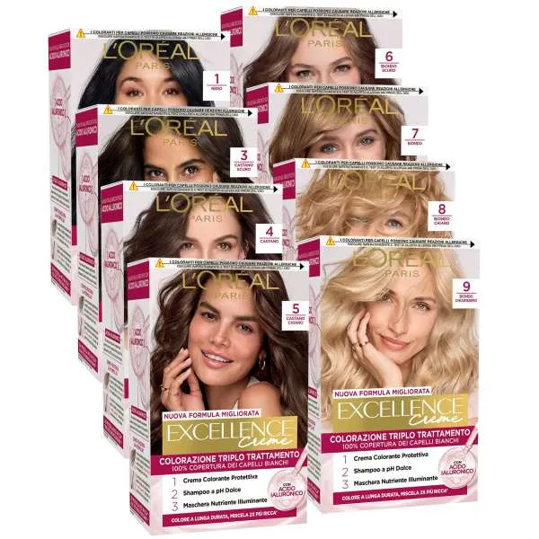 LOREAL PARIS Loreal Excellence Creme Crema Colorante - MegaPrezzo