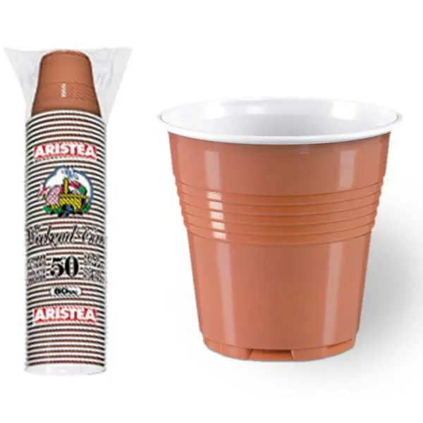 ARISTEA Aristea Bicchieri Caffè Bicolore 80cc - 50pz - MegaPrezzo